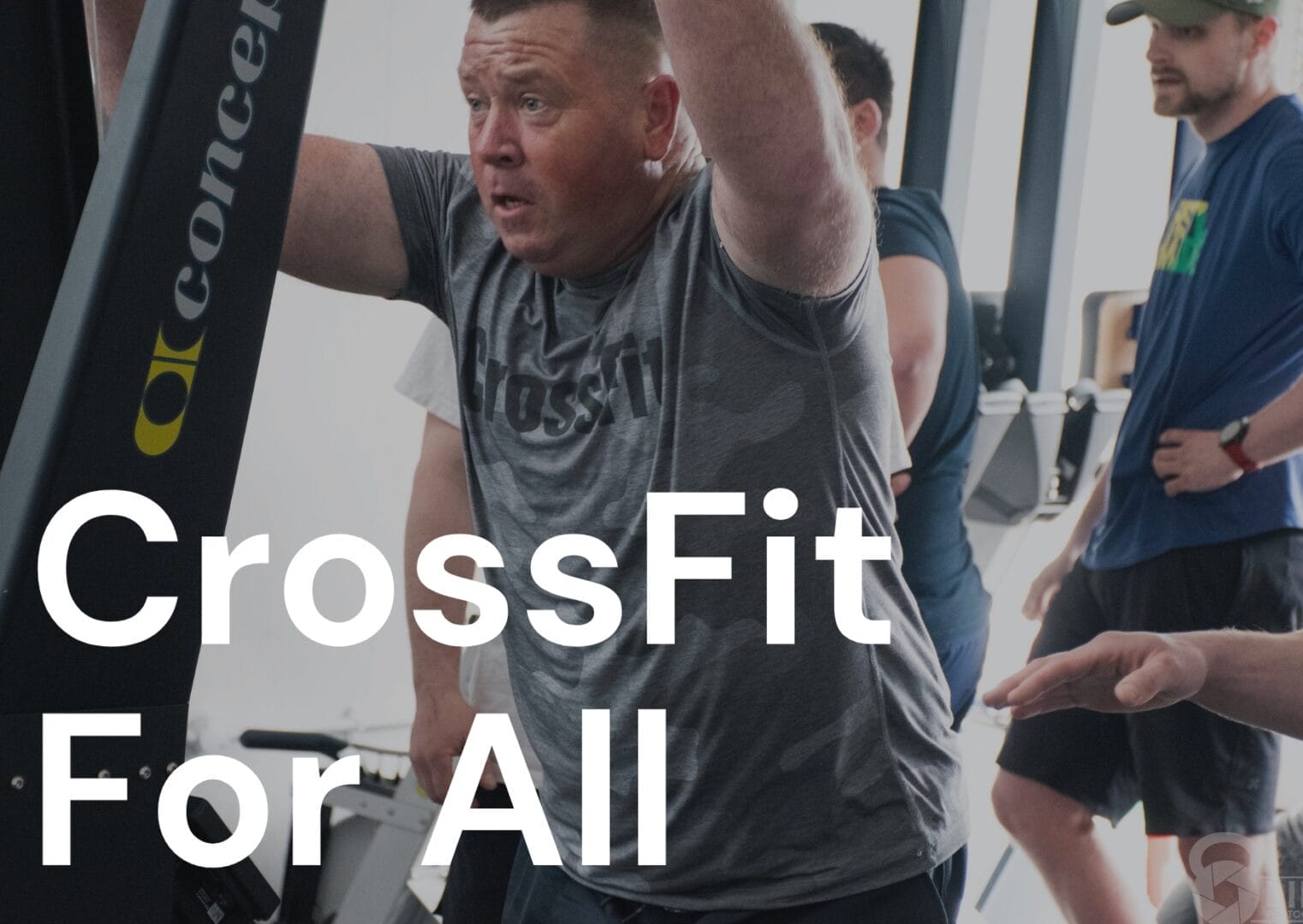 Man competing in CrossFit Open