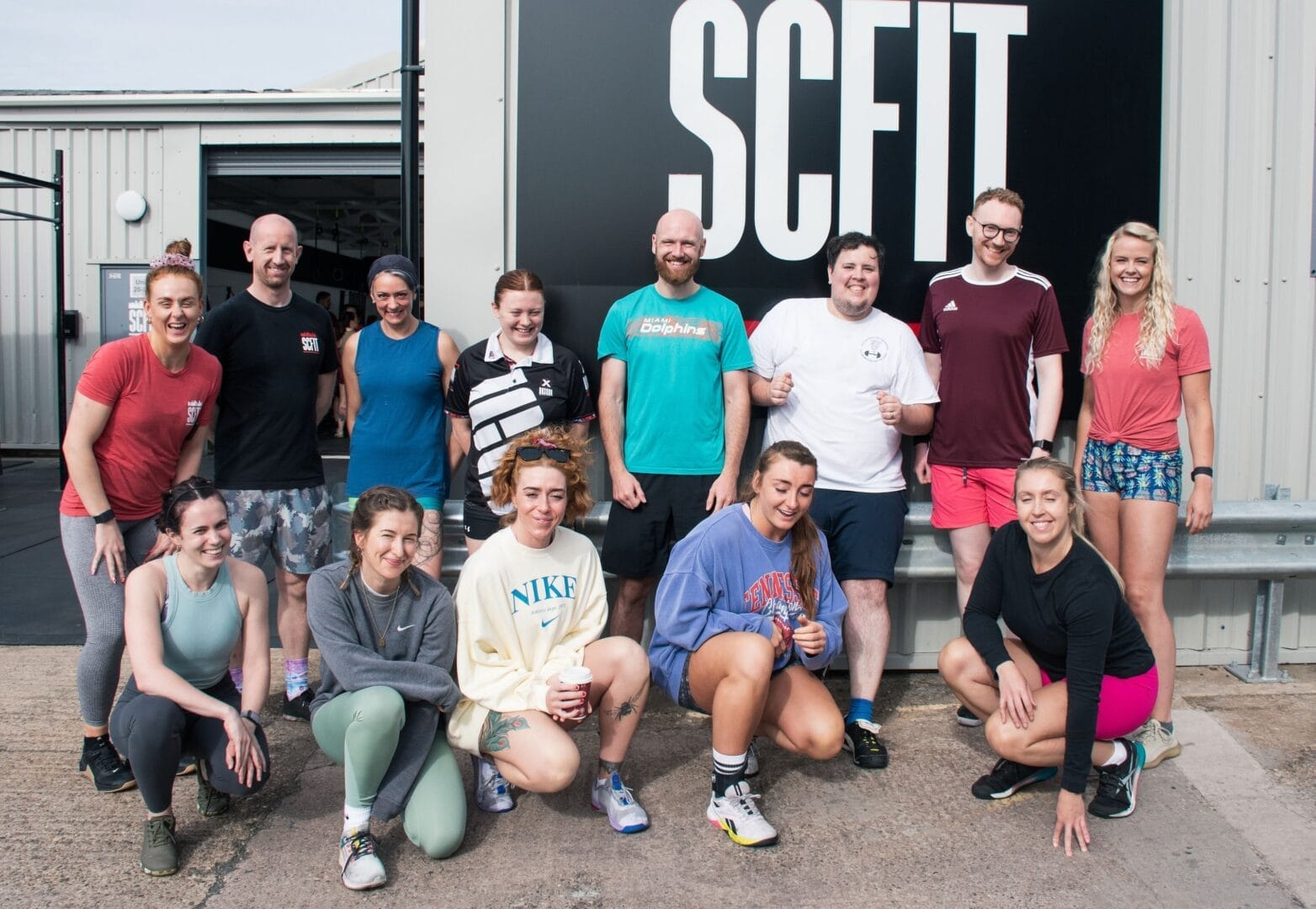 A mixed-ability SCFI Throwdown Team